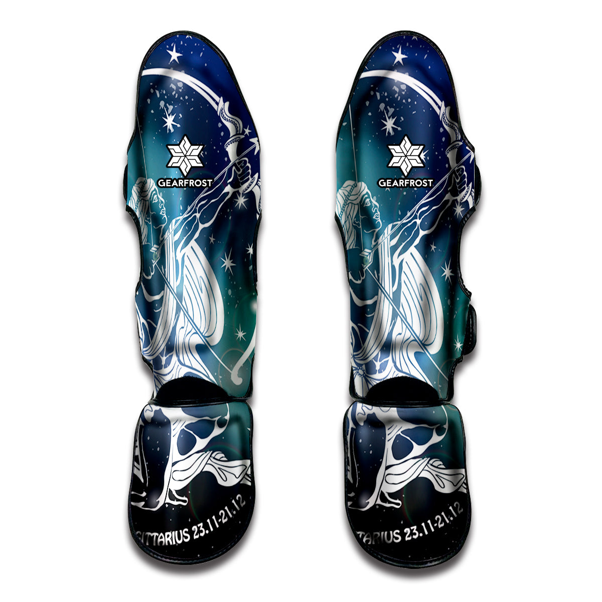 Constellation Of Sagittarius Print Muay Thai Shin Guard