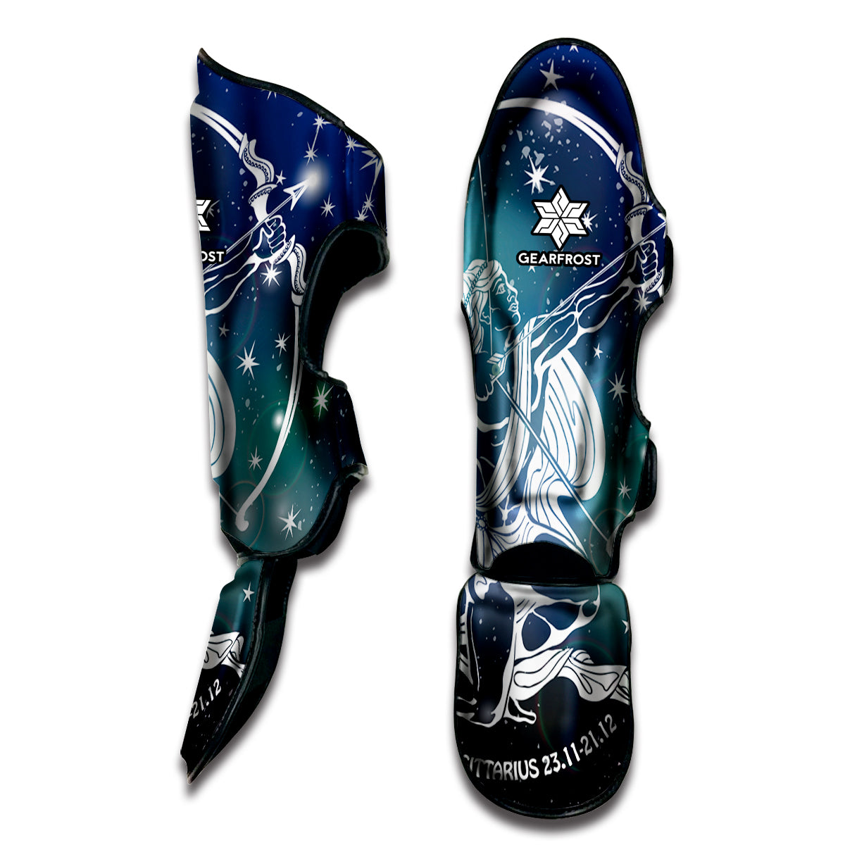 Constellation Of Sagittarius Print Muay Thai Shin Guard