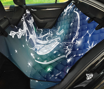 Constellation Of Sagittarius Print Pet Car Back Seat Cover