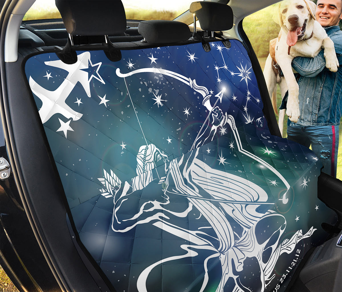 Constellation Of Sagittarius Print Pet Car Back Seat Cover
