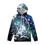 Constellation Of Sagittarius Print Pullover Hoodie