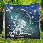 Constellation Of Sagittarius Print Quilt