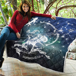 Constellation Of Sagittarius Print Quilt