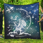 Constellation Of Sagittarius Print Quilt