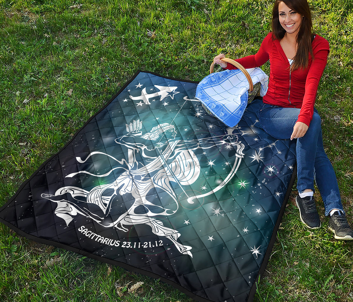 Constellation Of Sagittarius Print Quilt
