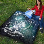 Constellation Of Sagittarius Print Quilt