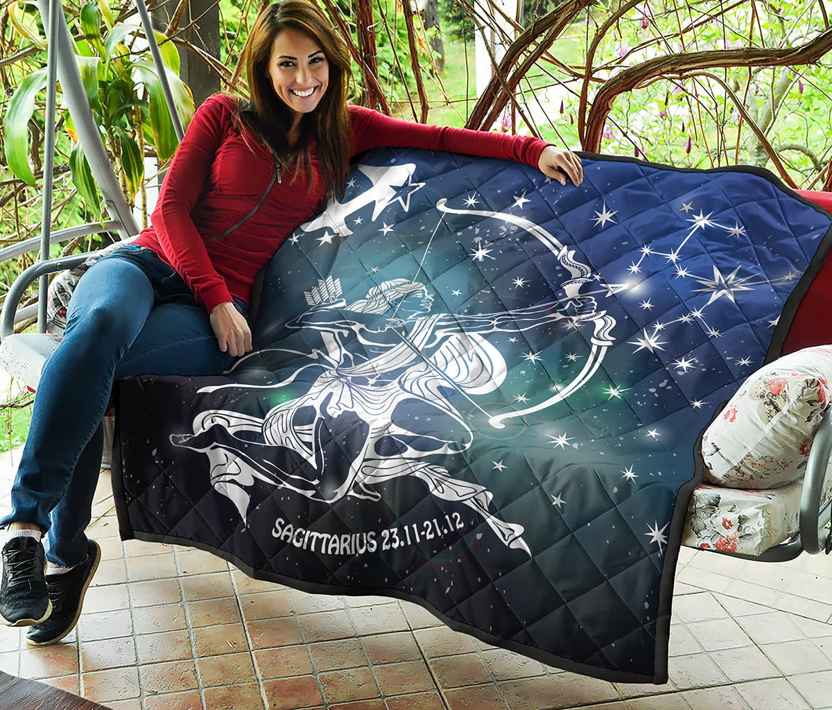 Constellation Of Sagittarius Print Quilt