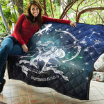 Constellation Of Sagittarius Print Quilt