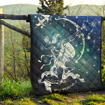 Constellation Of Sagittarius Print Quilt