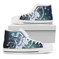 Constellation Of Sagittarius Print White High Top Sneakers