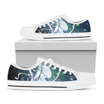 Constellation Of Sagittarius Print White Low Top Shoes