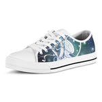 Constellation Of Sagittarius Print White Low Top Shoes