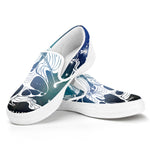Constellation Of Sagittarius Print White Slip On Shoes