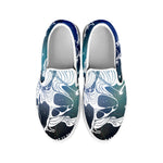 Constellation Of Sagittarius Print White Slip On Shoes