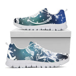 Constellation Of Sagittarius Print White Sneakers
