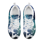 Constellation Of Sagittarius Print White Sneakers