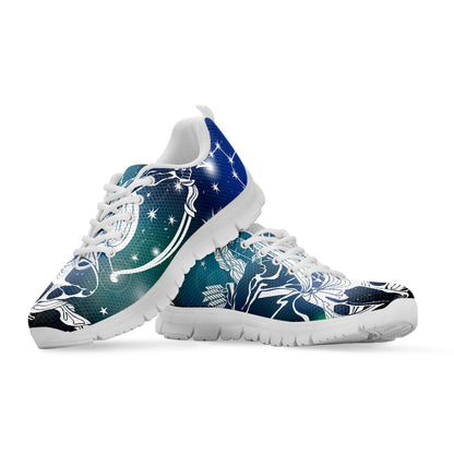 Constellation Of Sagittarius Print White Sneakers