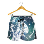 Constellation Of Sagittarius Print Women's Shorts