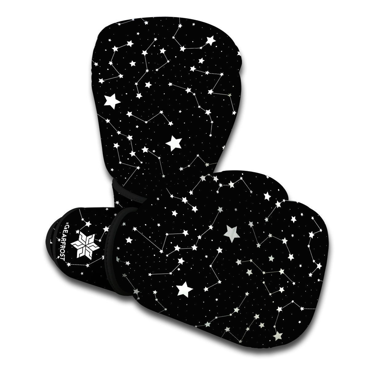 Constellation Sky Map Pattern Print Boxing Gloves