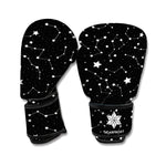 Constellation Sky Map Pattern Print Boxing Gloves