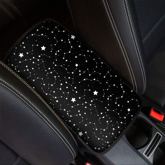 Constellation Sky Map Pattern Print Car Center Console Cover
