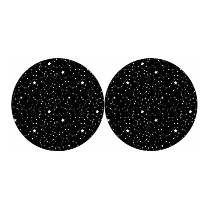 Constellation Sky Map Pattern Print Car Coasters