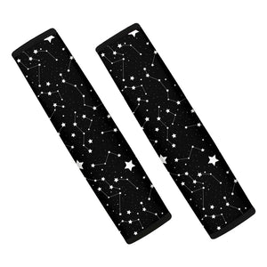 Constellation Sky Map Pattern Print Car Seat Belt Covers