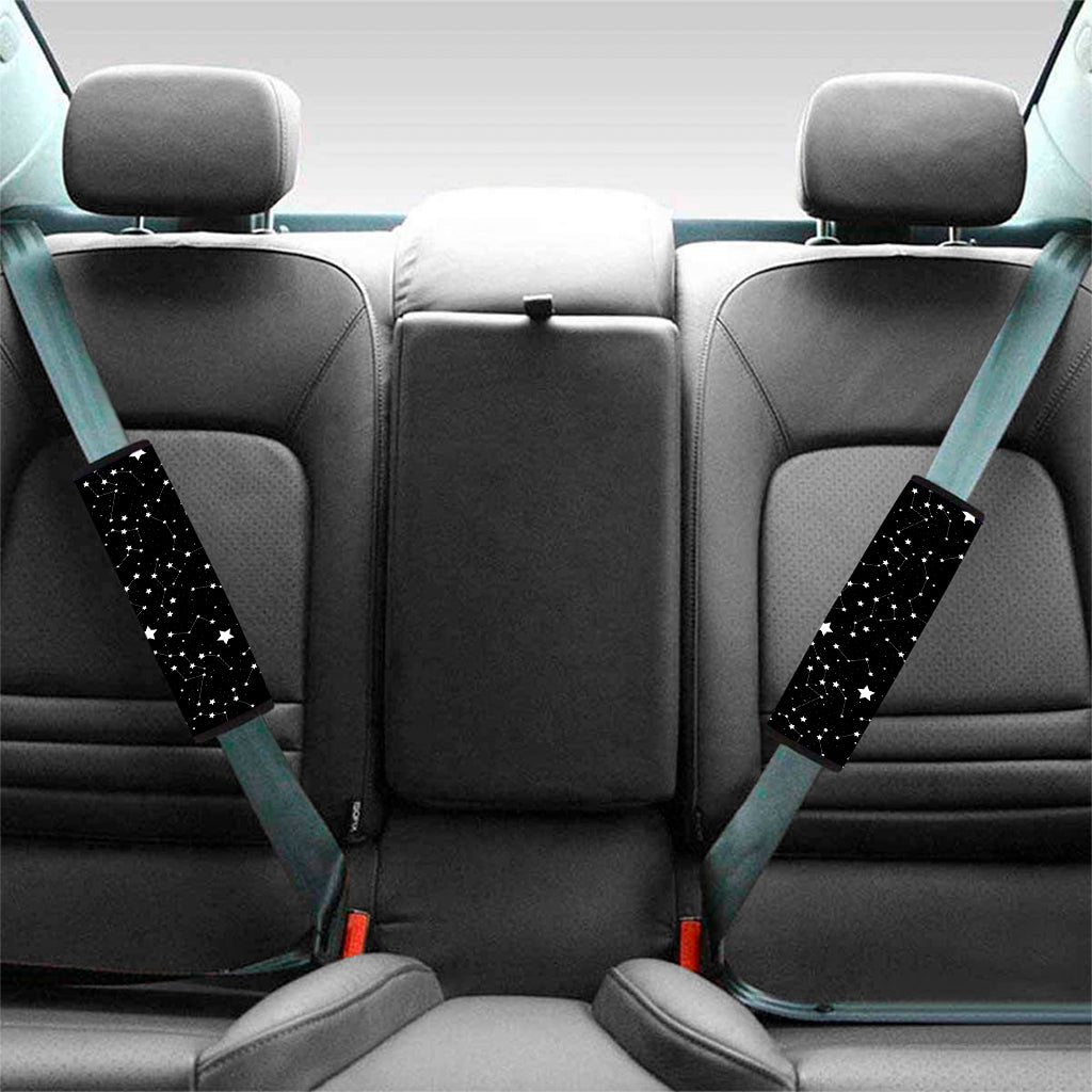 Constellation Sky Map Pattern Print Car Seat Belt Covers