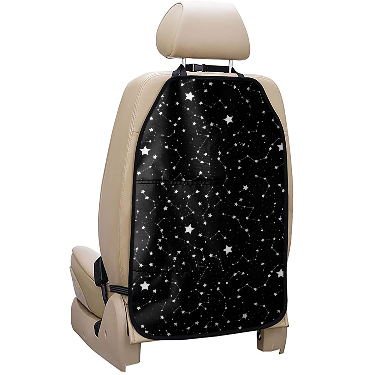 Constellation Sky Map Pattern Print Car Seat Organizers