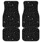 Constellation Sky Map Pattern Print Front and Back Car Floor Mats