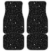 Constellation Sky Map Pattern Print Front and Back Car Floor Mats