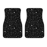 Constellation Sky Map Pattern Print Front Car Floor Mats