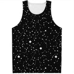 Constellation Sky Map Pattern Print Men's Tank Top