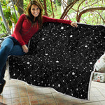 Constellation Sky Map Pattern Print Quilt