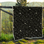 Constellation Sky Map Pattern Print Quilt