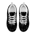 Constellation Sky Map Pattern Print White Sneakers