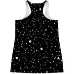 Constellation Sky Map Pattern Print Women's Racerback Tank Top
