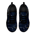 Constellation Sky Map Print Black Sneakers