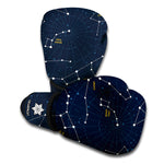 Constellation Sky Map Print Boxing Gloves