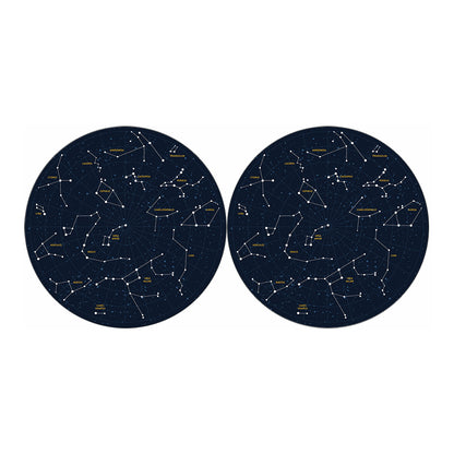 Constellation Sky Map Print Car Coasters