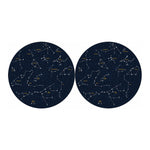 Constellation Sky Map Print Car Coasters