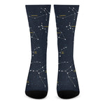 Constellation Sky Map Print Crew Socks