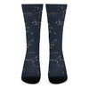 Constellation Sky Map Print Crew Socks