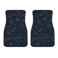Constellation Sky Map Print Front Car Floor Mats