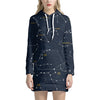 Constellation Sky Map Print Hoodie Dress