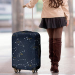 Constellation Sky Map Print Luggage Cover