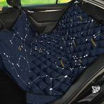 Constellation Sky Map Print Pet Car Back Seat Cover