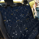 Constellation Sky Map Print Pet Car Back Seat Cover