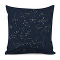 Constellation Sky Map Print Pillow Cover