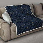 Constellation Sky Map Print Quilt